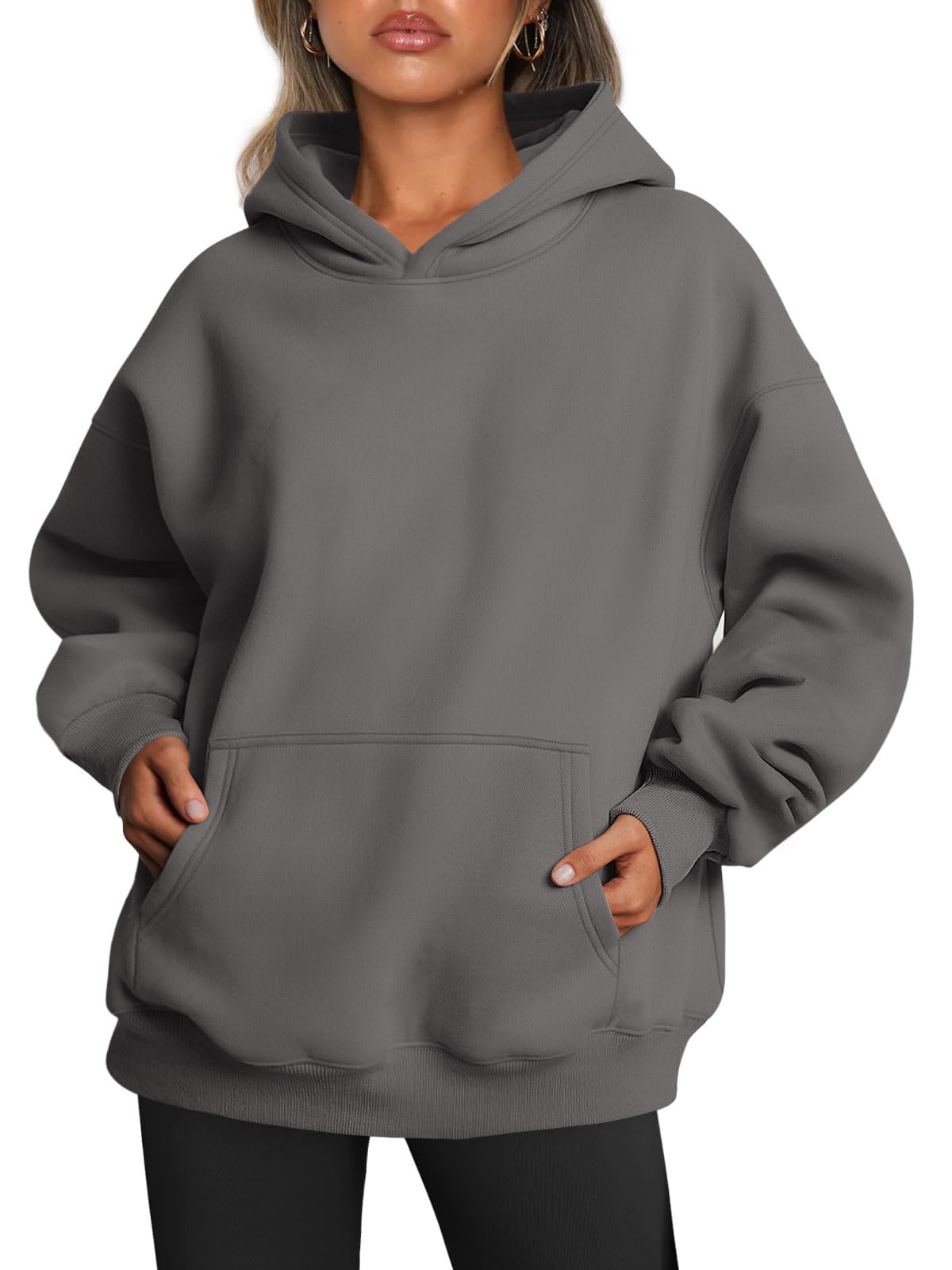 Womens Oversized Hoodies Fleece Sweatshirts Long Sleeve Sweaters Pullover Fall Outfits