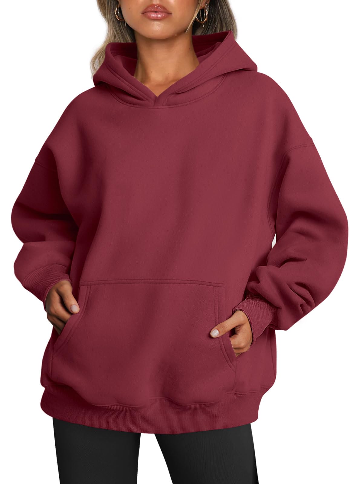 Womens Oversized Hoodies Fleece Sweatshirts Long Sleeve Sweaters Pullover Fall Outfits