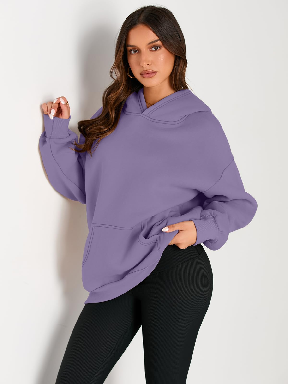 Womens Oversized Hoodies Fleece Sweatshirts Long Sleeve Sweaters Pullover Fall Outfits