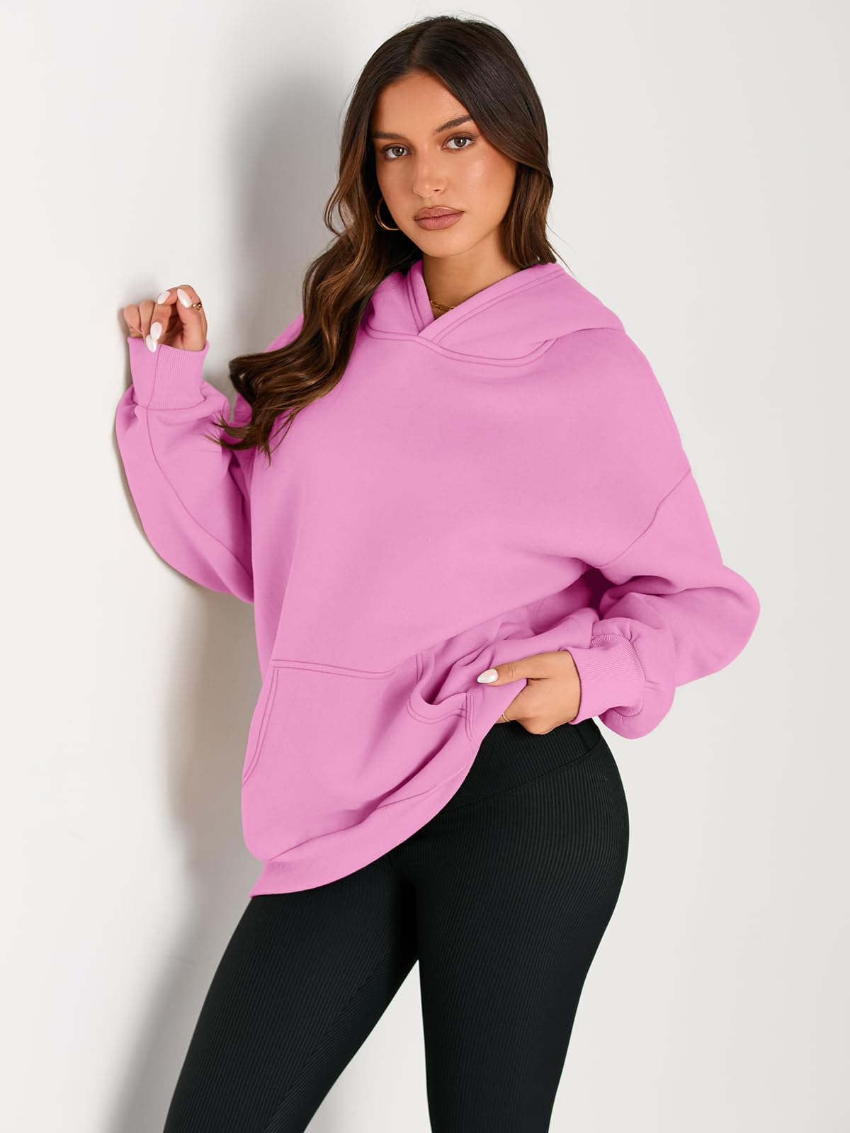 Womens Oversized Hoodies Fleece Sweatshirts Long Sleeve Sweaters Pullover Fall Outfits