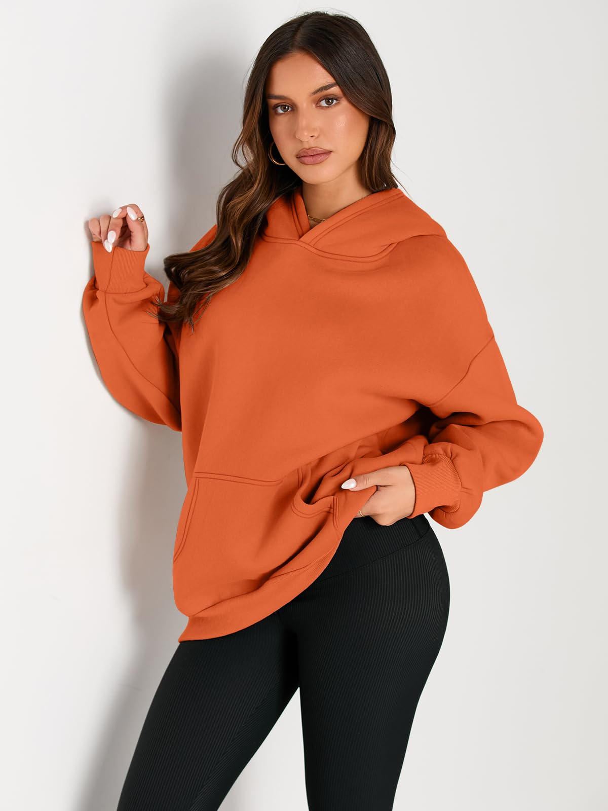 Womens Oversized Hoodies Fleece Sweatshirts Long Sleeve Sweaters Pullover Fall Outfits