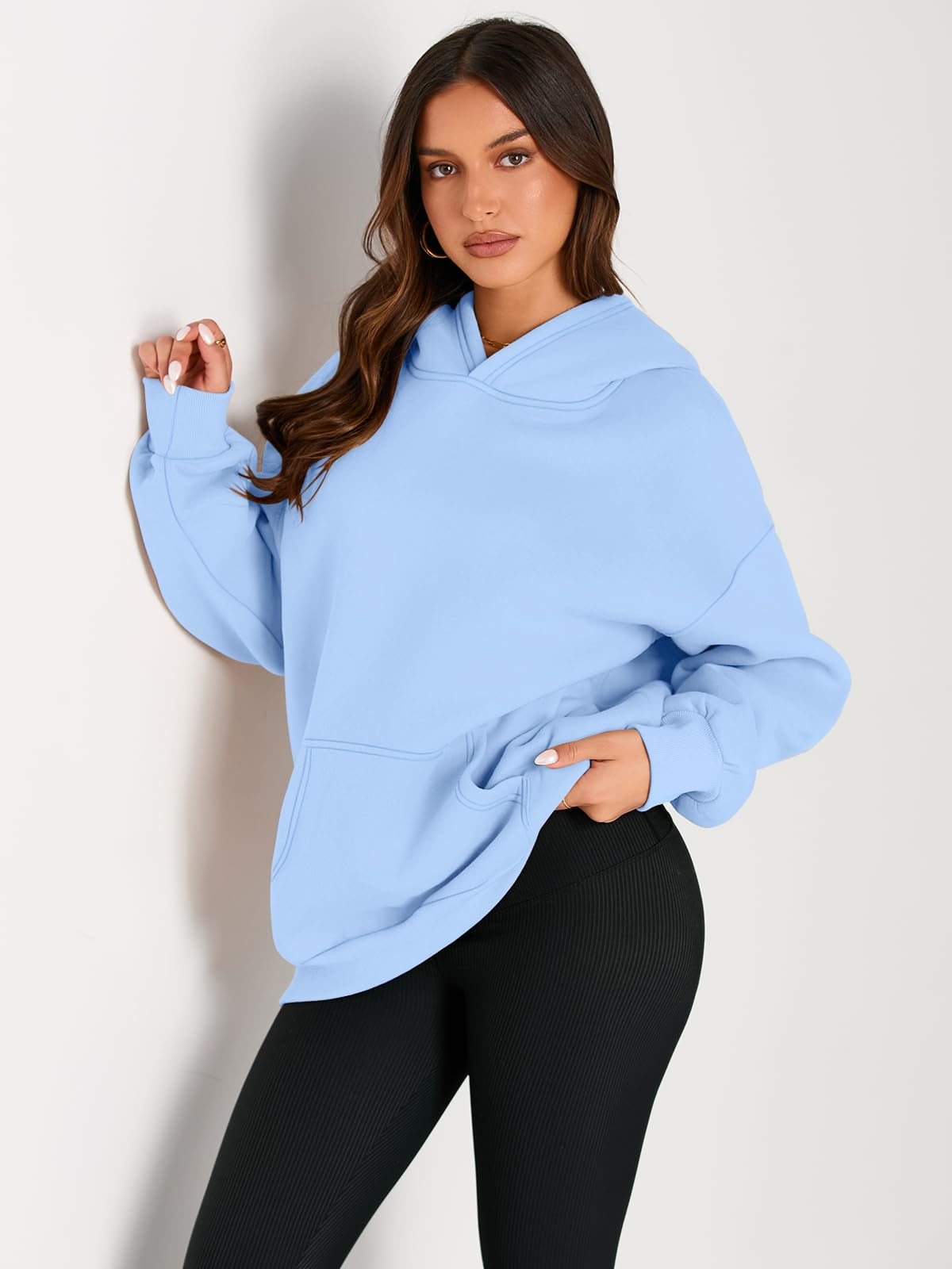Womens Oversized Hoodies Fleece Sweatshirts Long Sleeve Sweaters Pullover Fall Outfits