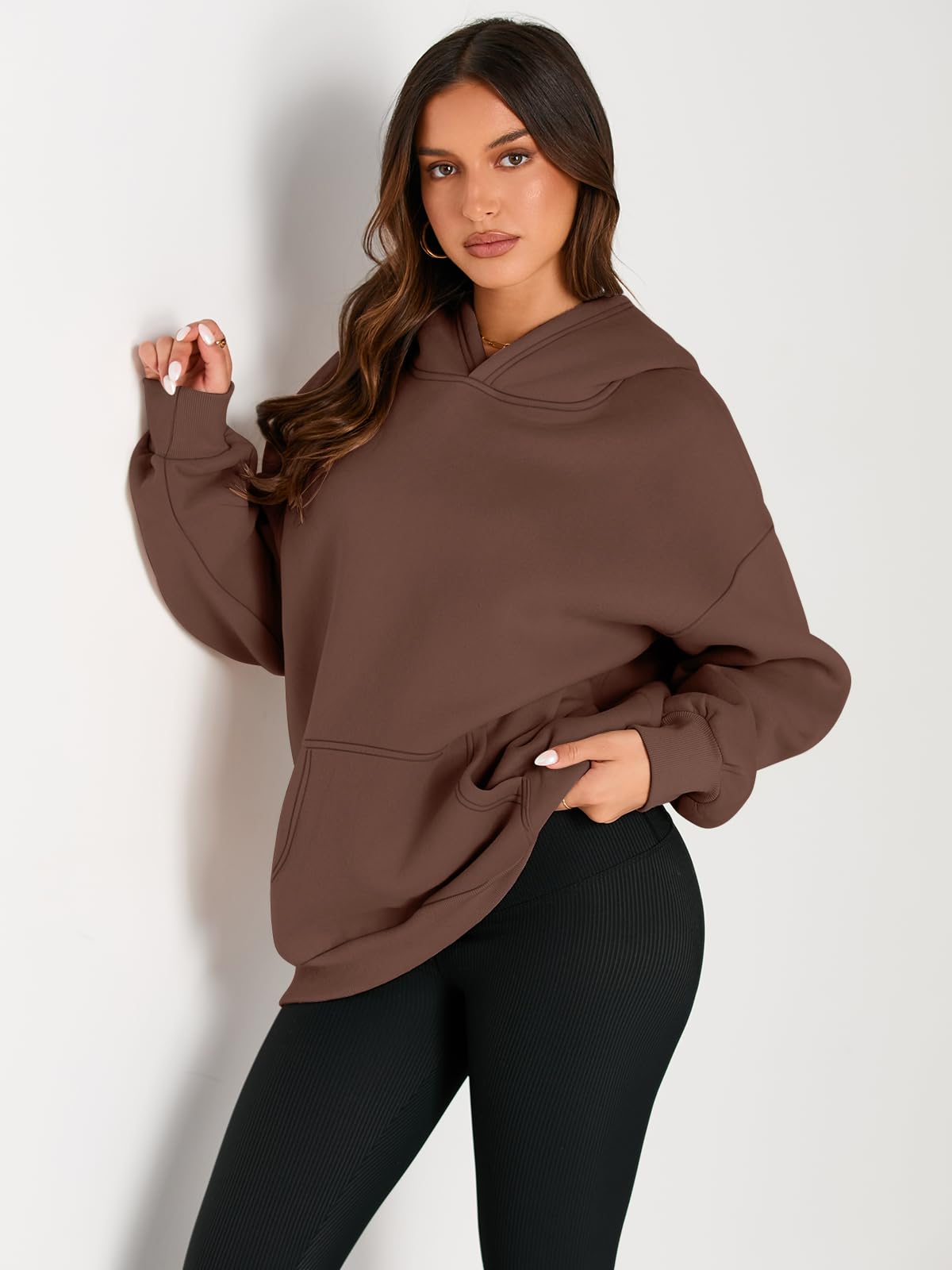 Womens Oversized Hoodies Fleece Sweatshirts Long Sleeve Sweaters Pullover Fall Outfits