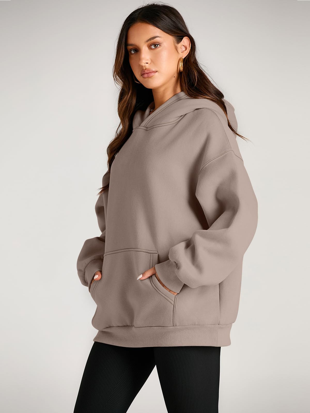 Womens Oversized Hoodies Fleece Sweatshirts Long Sleeve Sweaters Pullover Fall Outfits