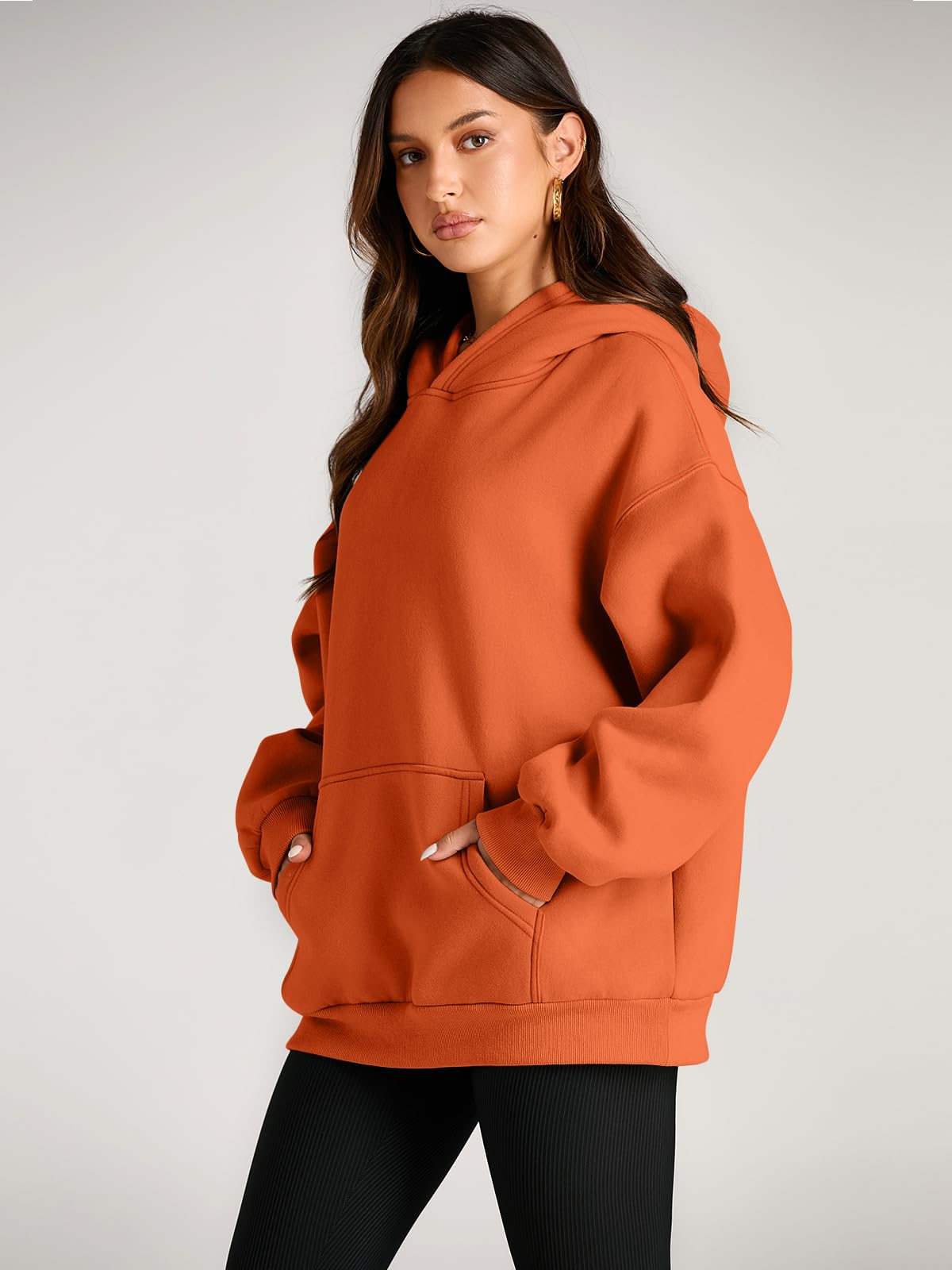 Womens Oversized Hoodies Fleece Sweatshirts Long Sleeve Sweaters Pullover Fall Outfits