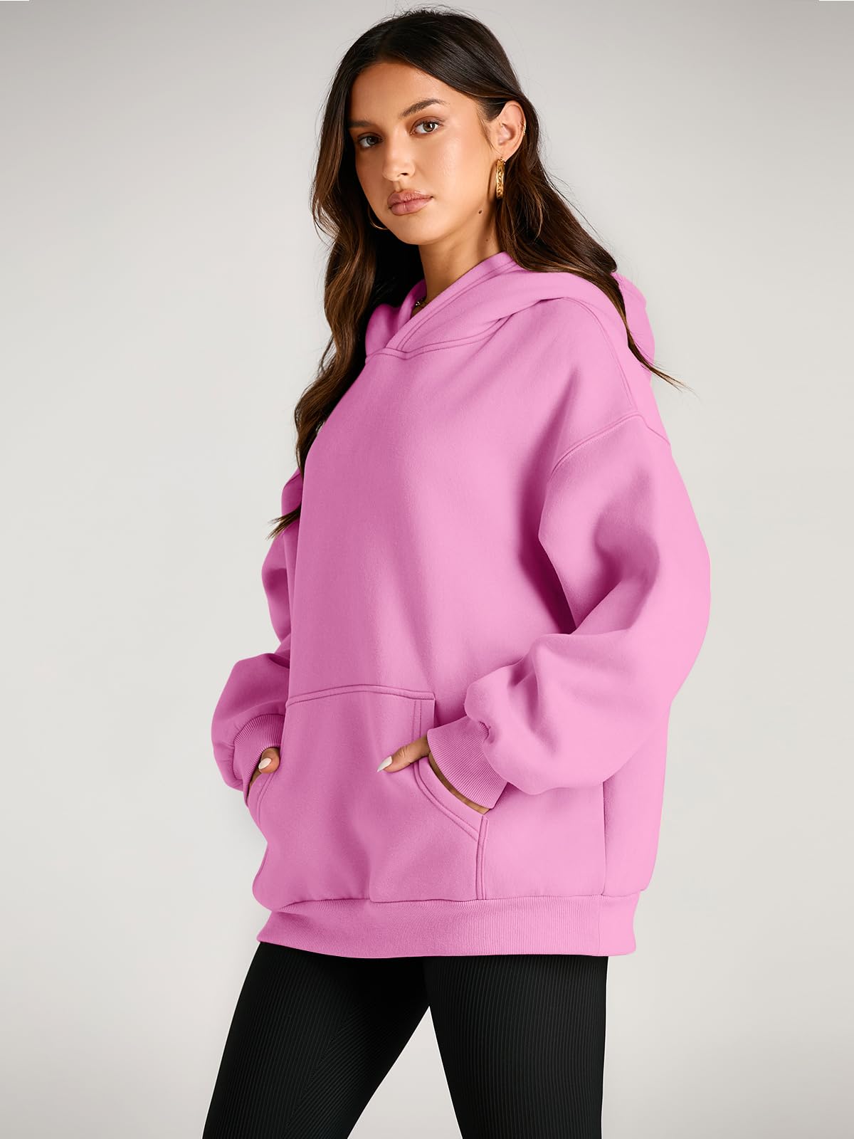 Womens Oversized Hoodies Fleece Sweatshirts Long Sleeve Sweaters Pullover Fall Outfits