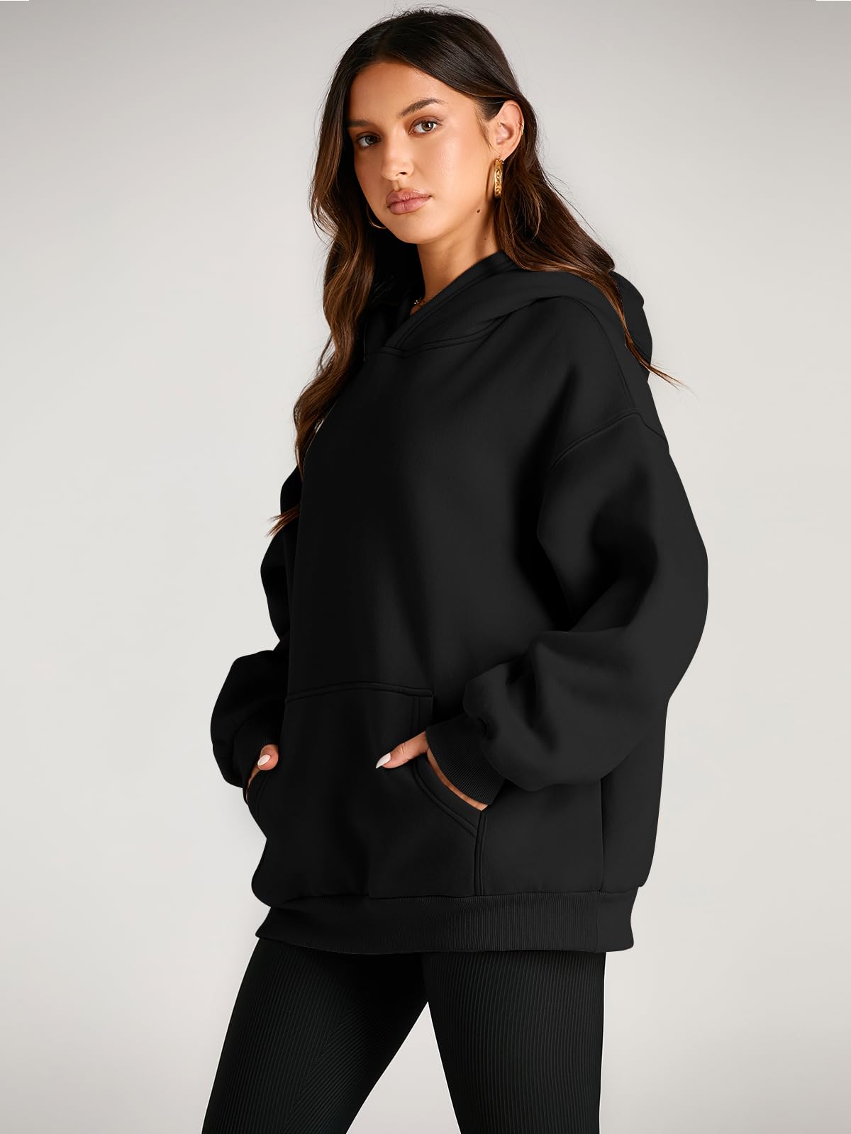 Womens Oversized Hoodies Fleece Sweatshirts Long Sleeve Sweaters Pullover Fall Outfits