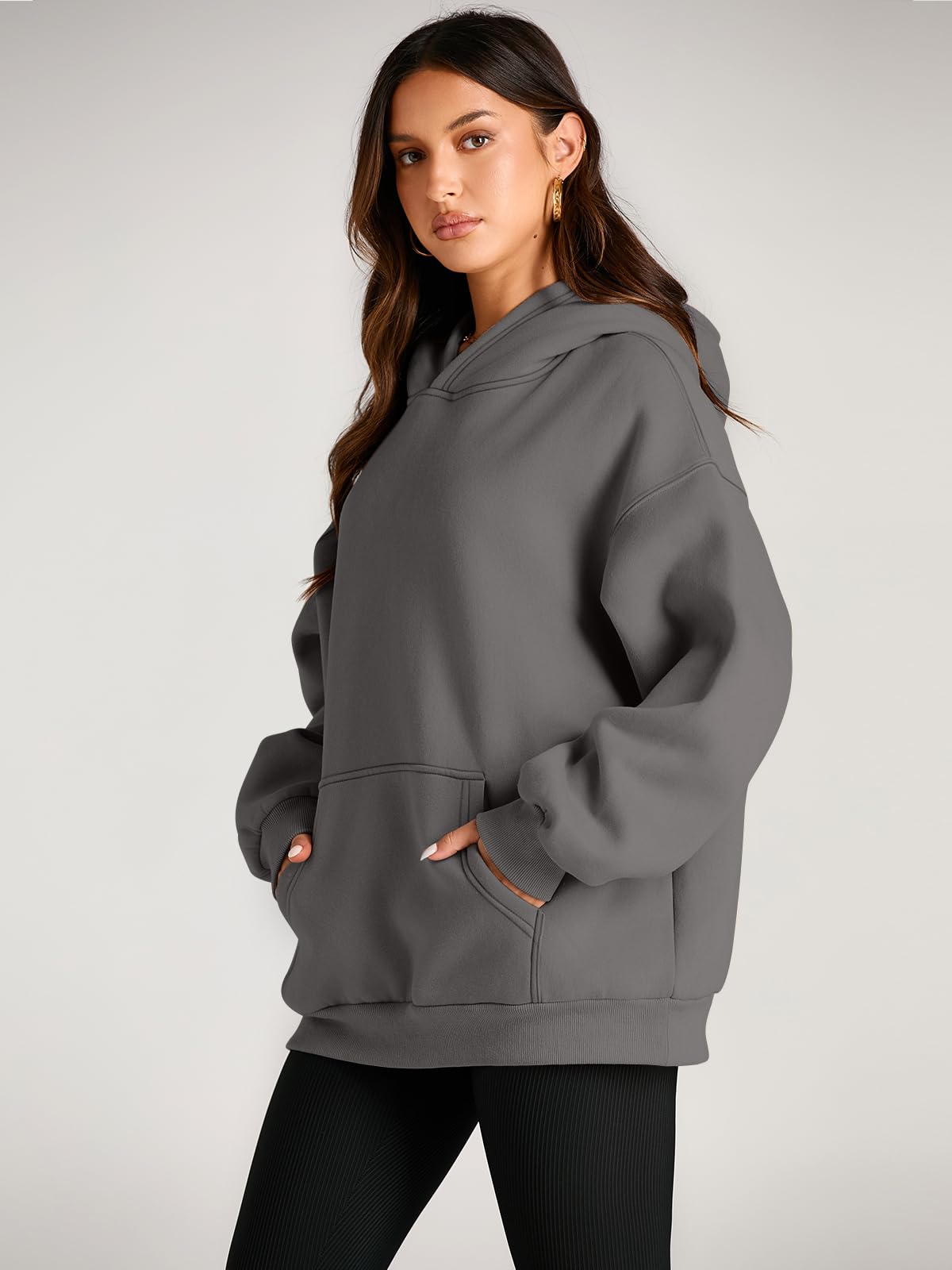 Womens Oversized Hoodies Fleece Sweatshirts Long Sleeve Sweaters Pullover Fall Outfits