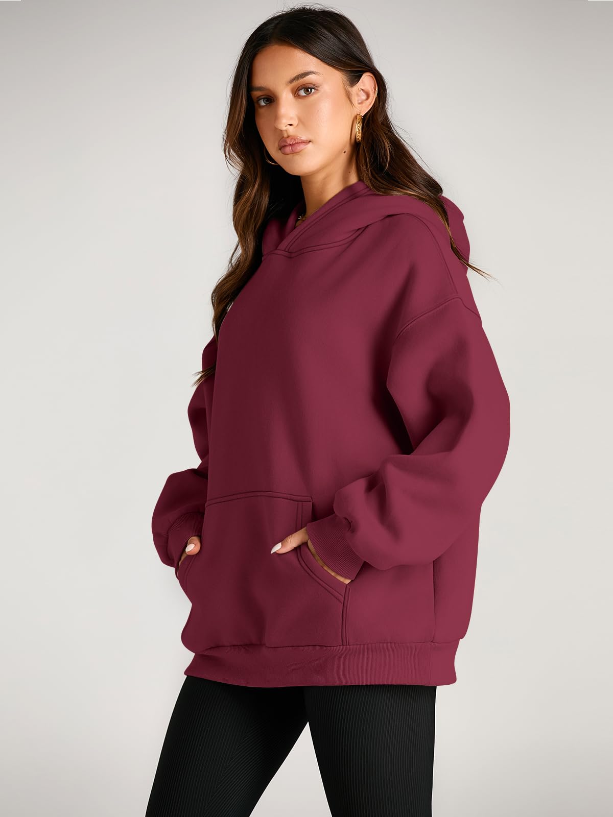 Womens Oversized Hoodies Fleece Sweatshirts Long Sleeve Sweaters Pullover Fall Outfits