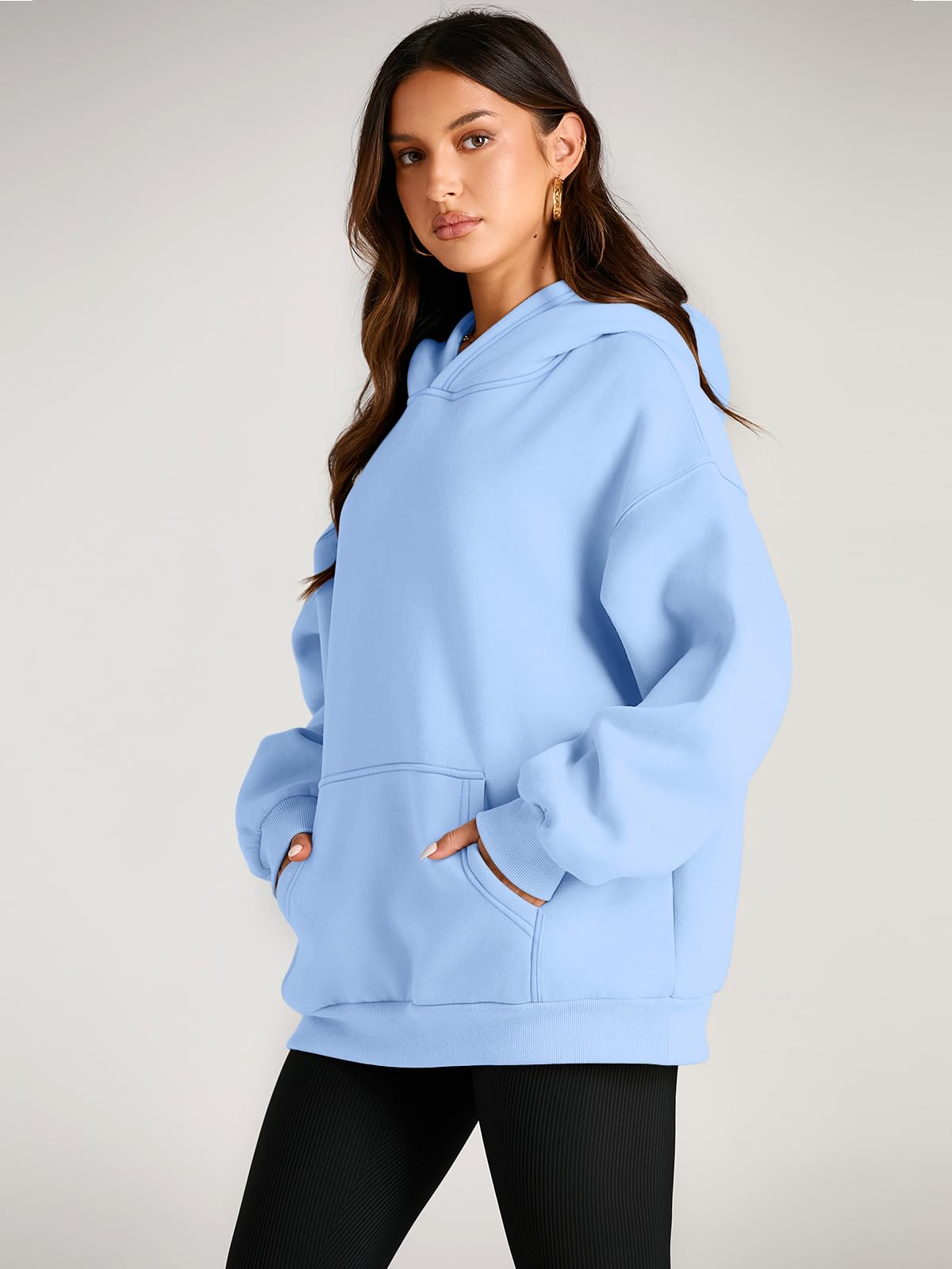 Womens Oversized Hoodies Fleece Sweatshirts Long Sleeve Sweaters Pullover Fall Outfits