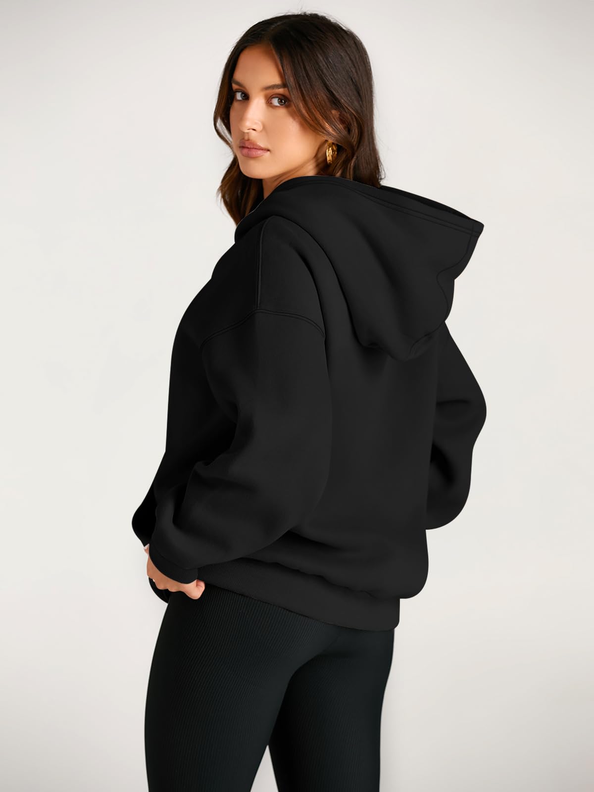 Womens Oversized Hoodies Fleece Sweatshirts Long Sleeve Sweaters Pullover Fall Outfits