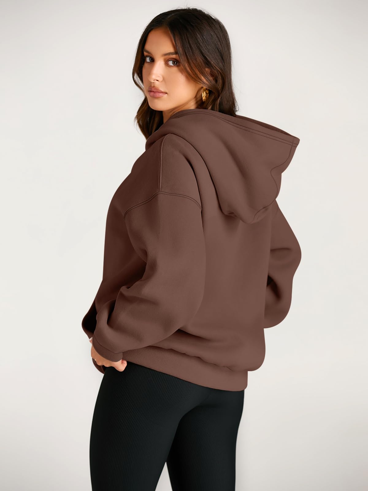 Womens Oversized Hoodies Fleece Sweatshirts Long Sleeve Sweaters Pullover Fall Outfits