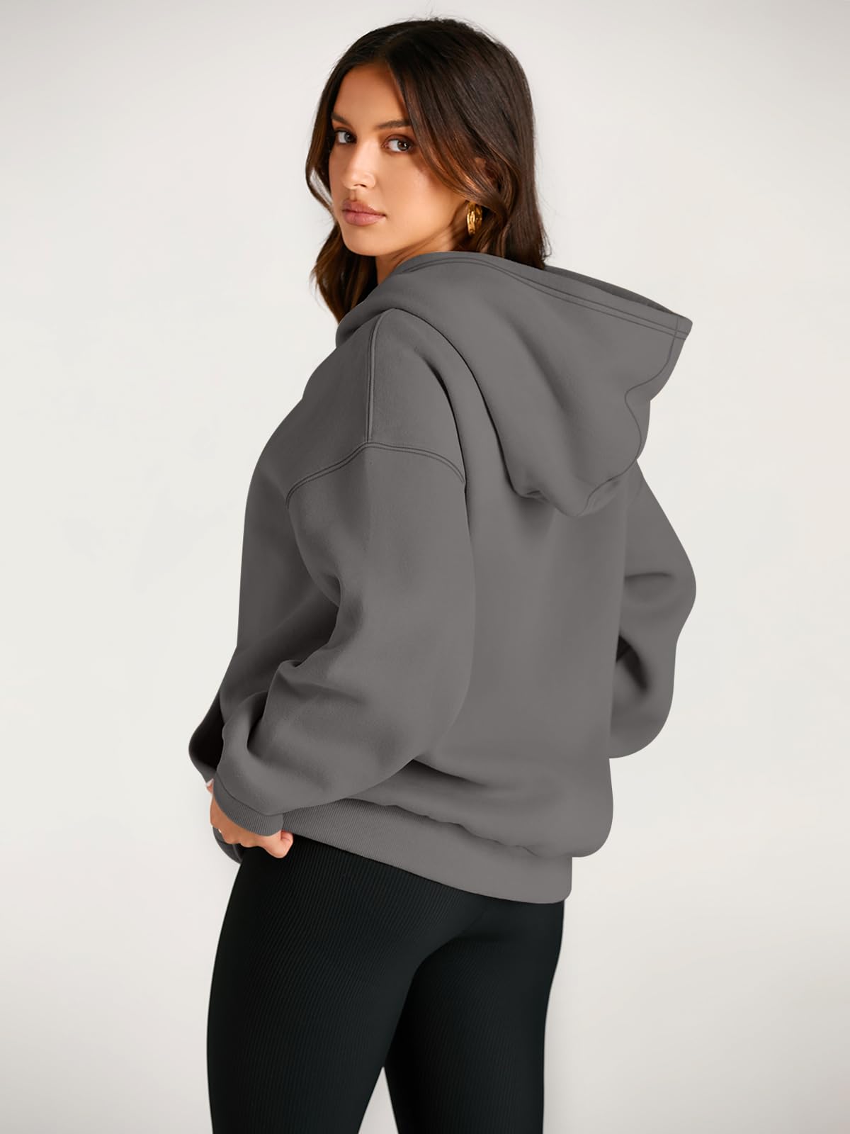Womens Oversized Hoodies Fleece Sweatshirts Long Sleeve Sweaters Pullover Fall Outfits