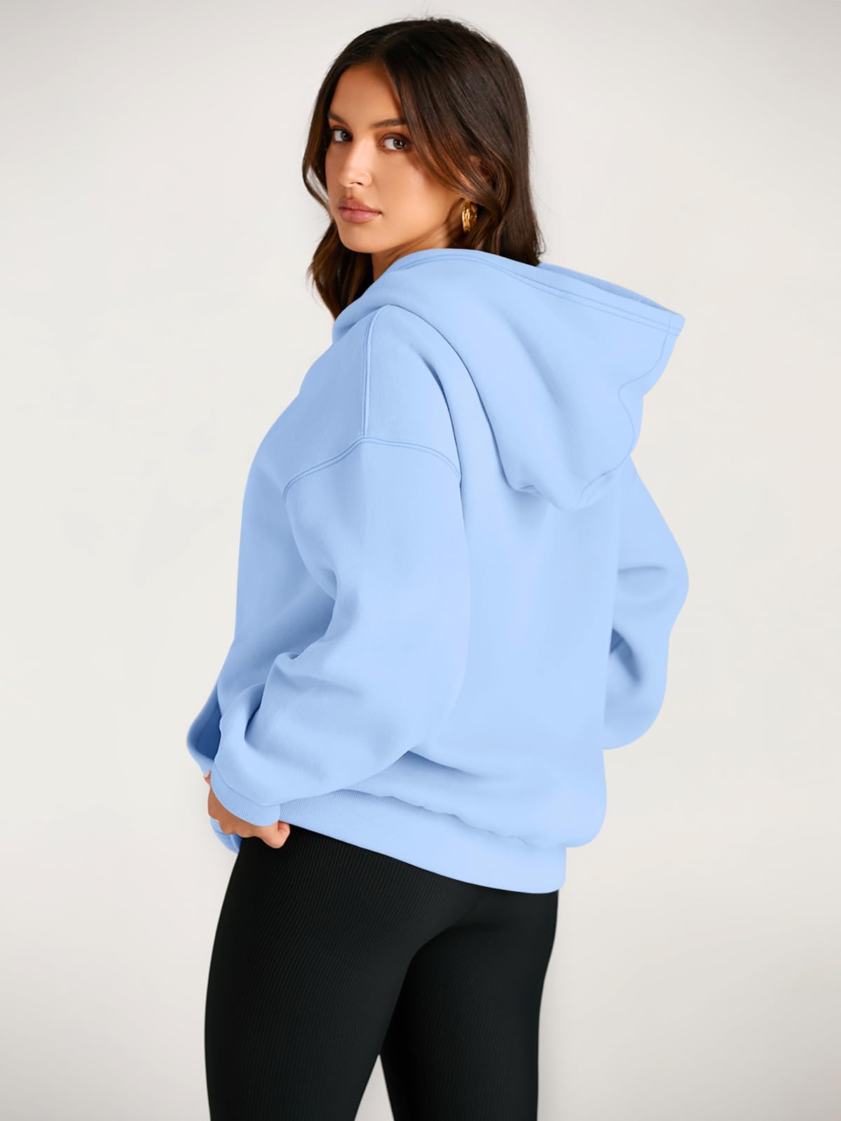 Womens Oversized Hoodies Fleece Sweatshirts Long Sleeve Sweaters Pullover Fall Outfits