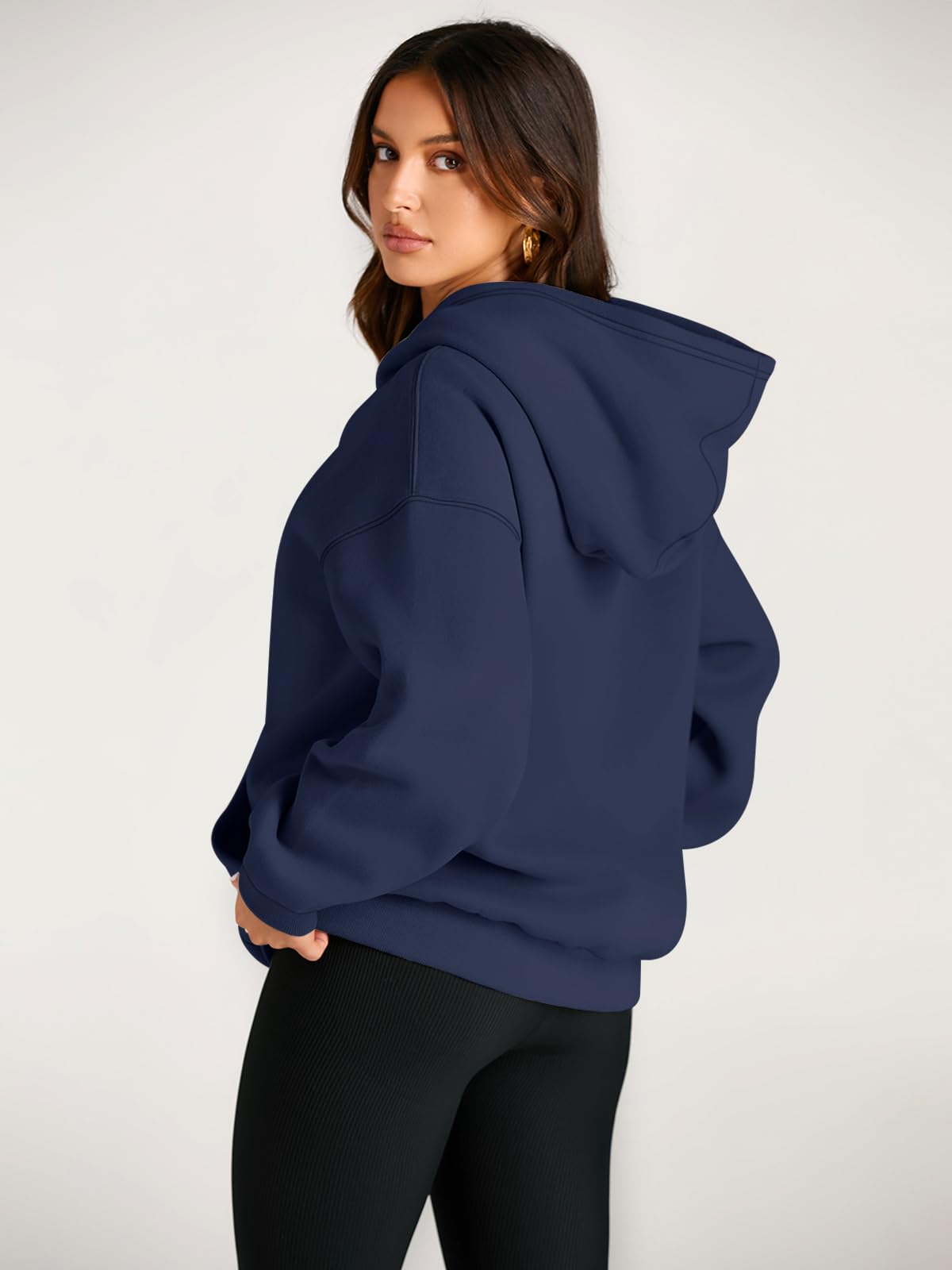 Womens Oversized Hoodies Fleece Sweatshirts Long Sleeve Sweaters Pullover Fall Outfits