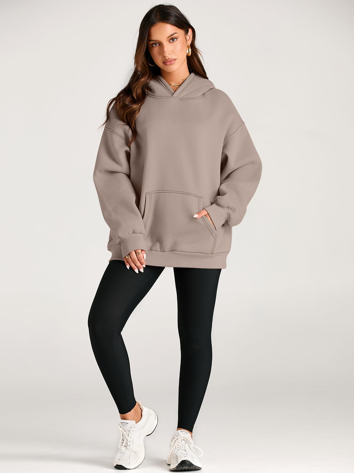 Womens Oversized Hoodies Fleece Sweatshirts Long Sleeve Sweaters Pullover Fall Outfits