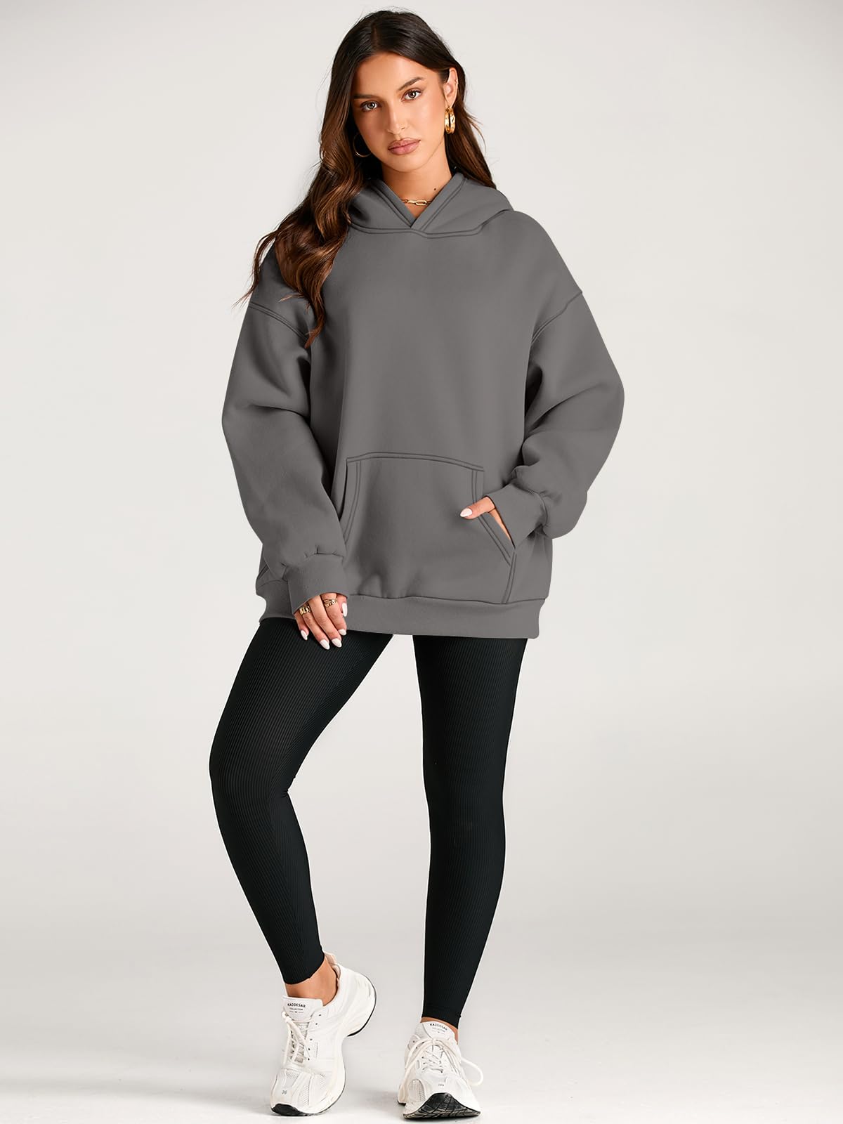 Womens Oversized Hoodies Fleece Sweatshirts Long Sleeve Sweaters Pullover Fall Outfits