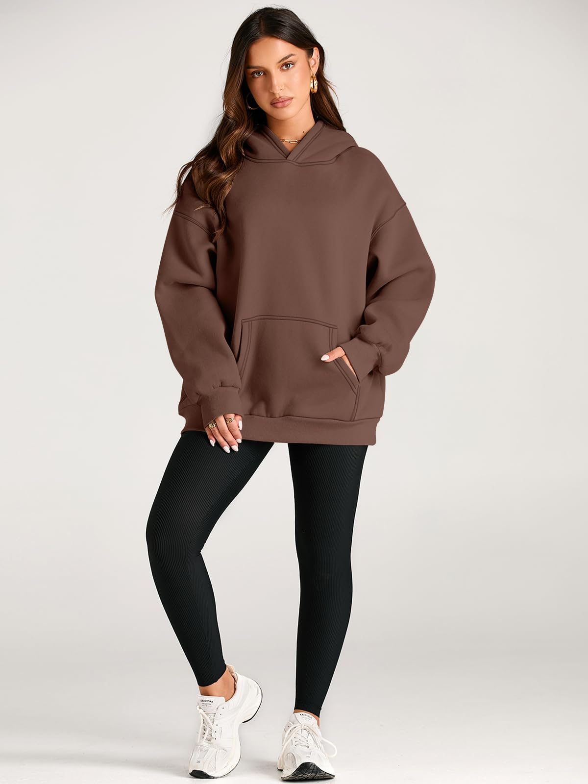 Womens Oversized Hoodies Fleece Sweatshirts Long Sleeve Sweaters Pullover Fall Outfits