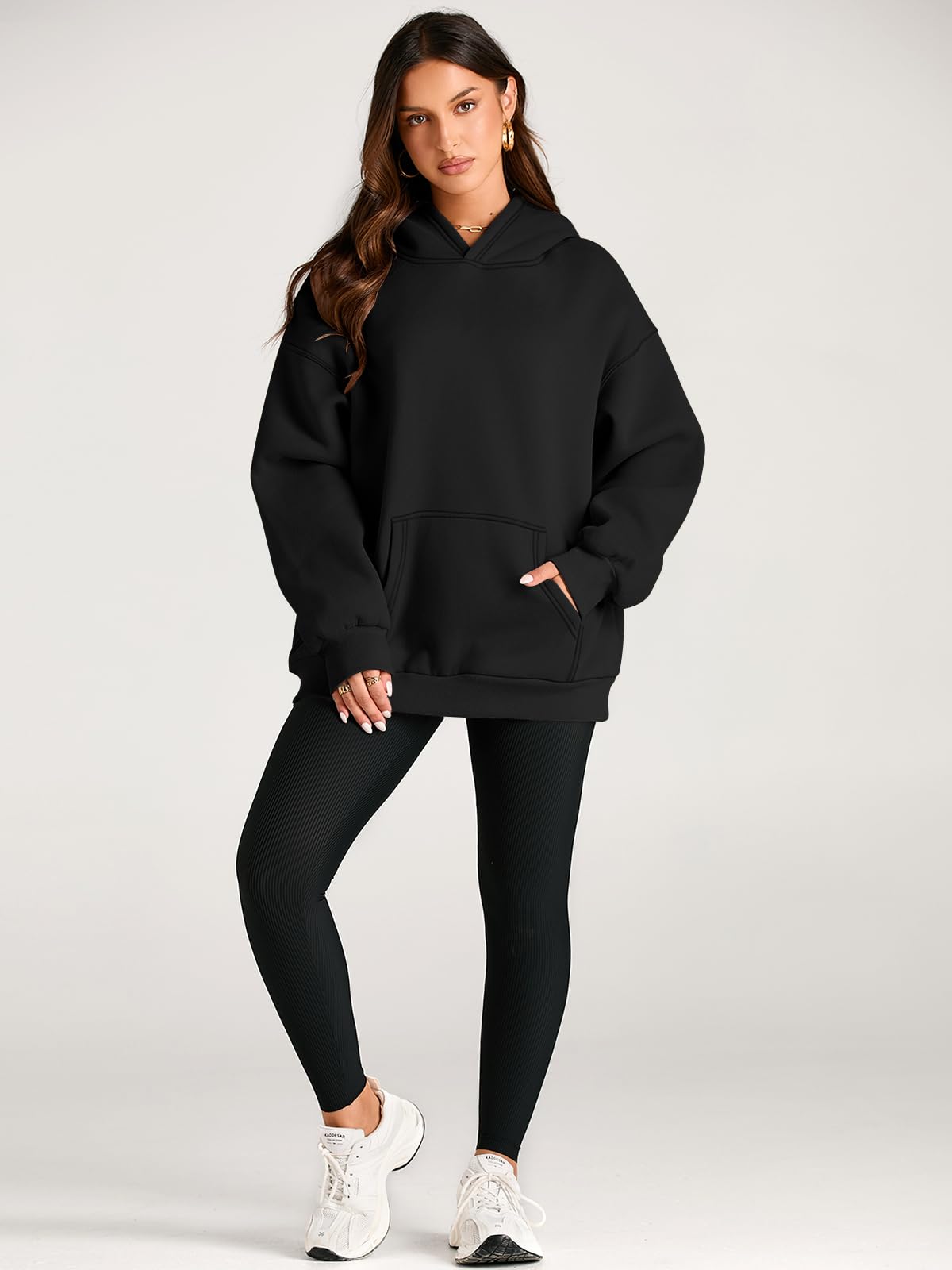 Womens Oversized Hoodies Fleece Sweatshirts Long Sleeve Sweaters Pullover Fall Outfits