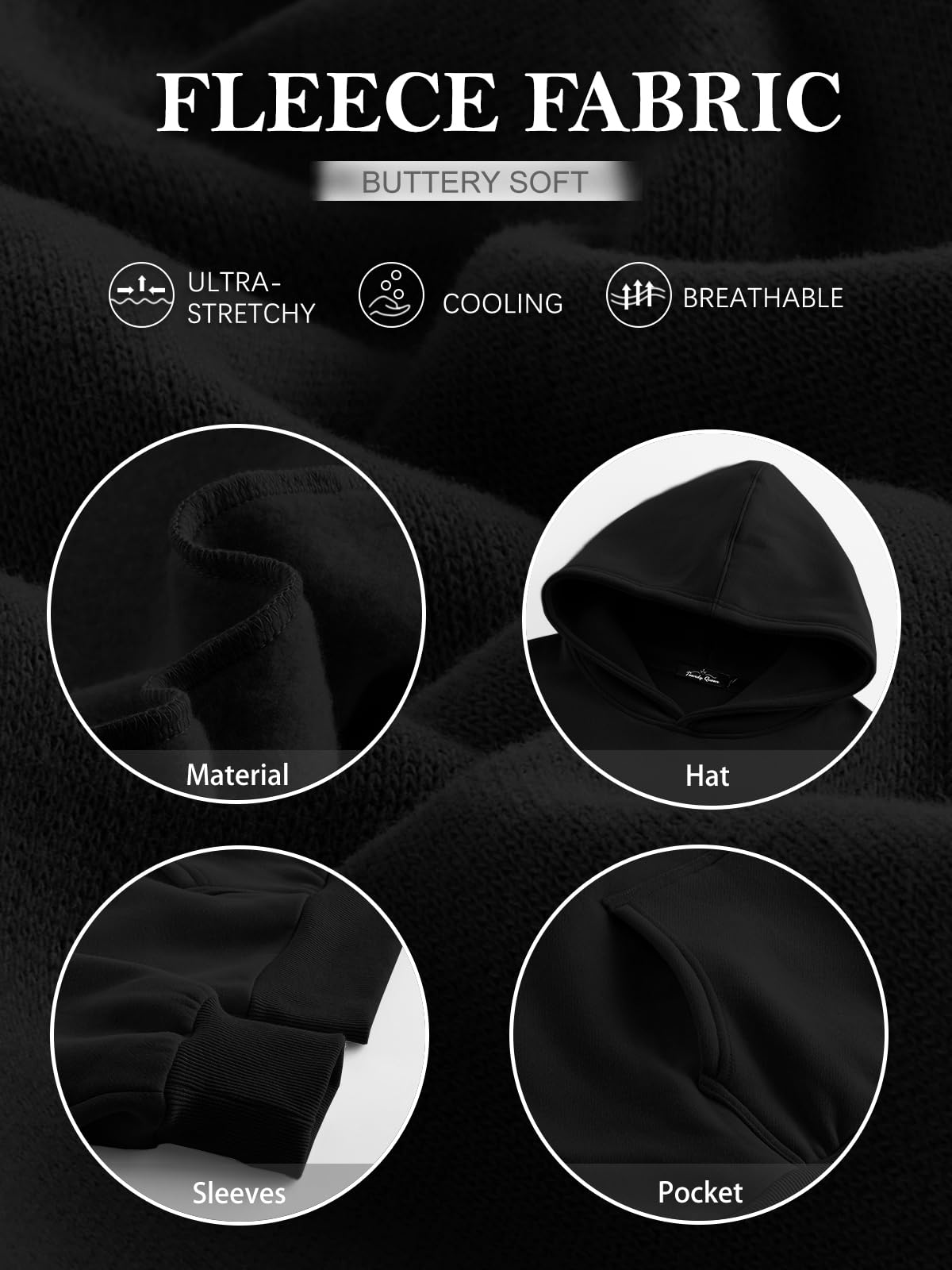 Womens Oversized Hoodies Fleece Sweatshirts Long Sleeve Sweaters Pullover Fall Outfits