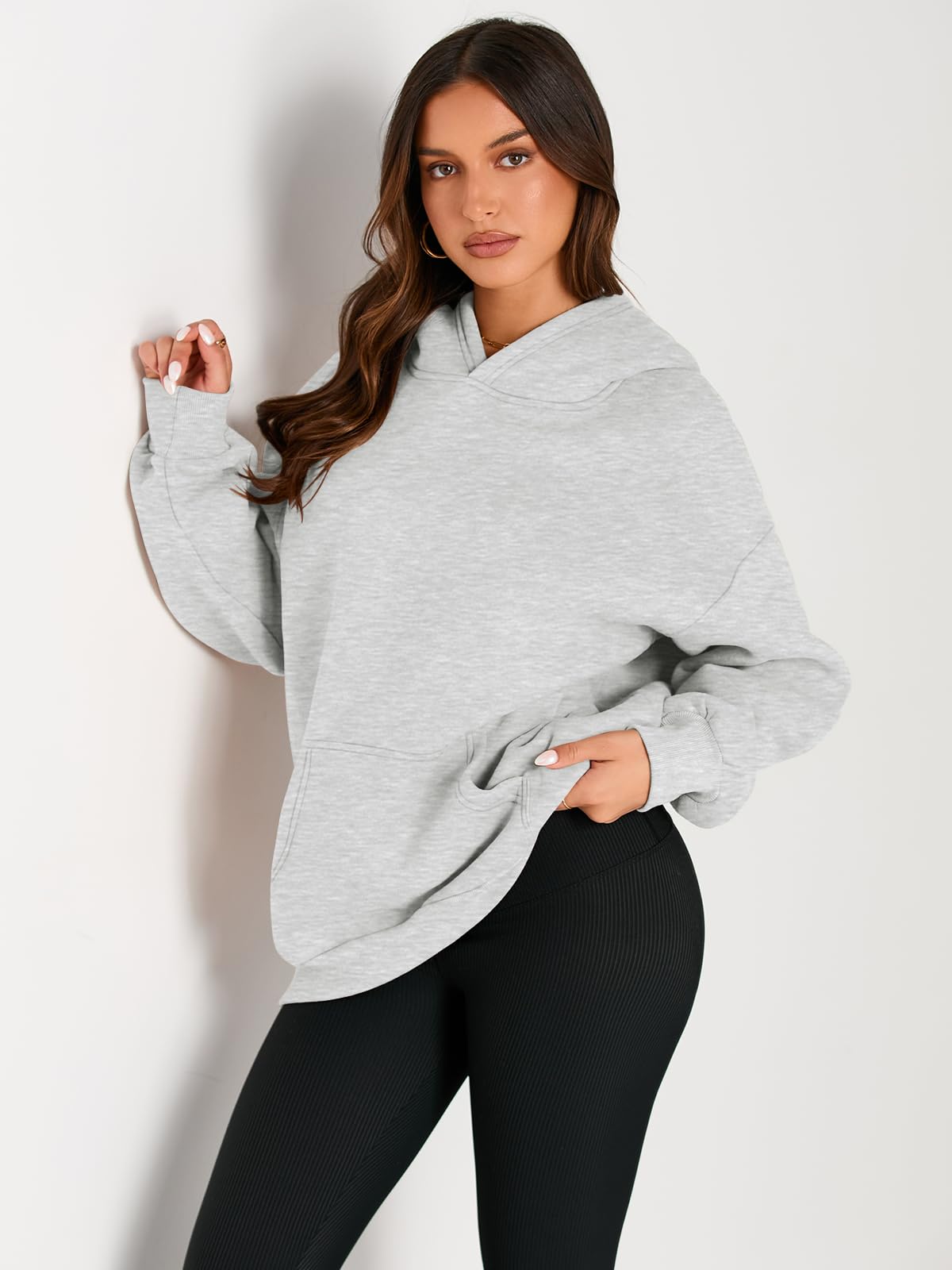Womens Oversized Hoodies Fleece Sweatshirts Long Sleeve Sweaters Pullover Fall Outfits